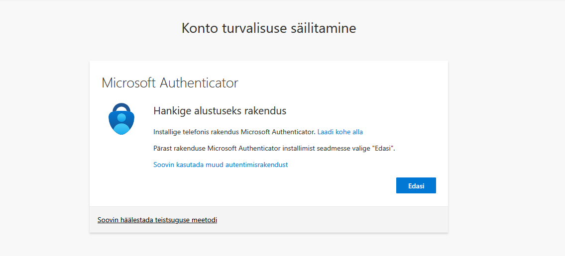 Authenticatori juhend ekraanil