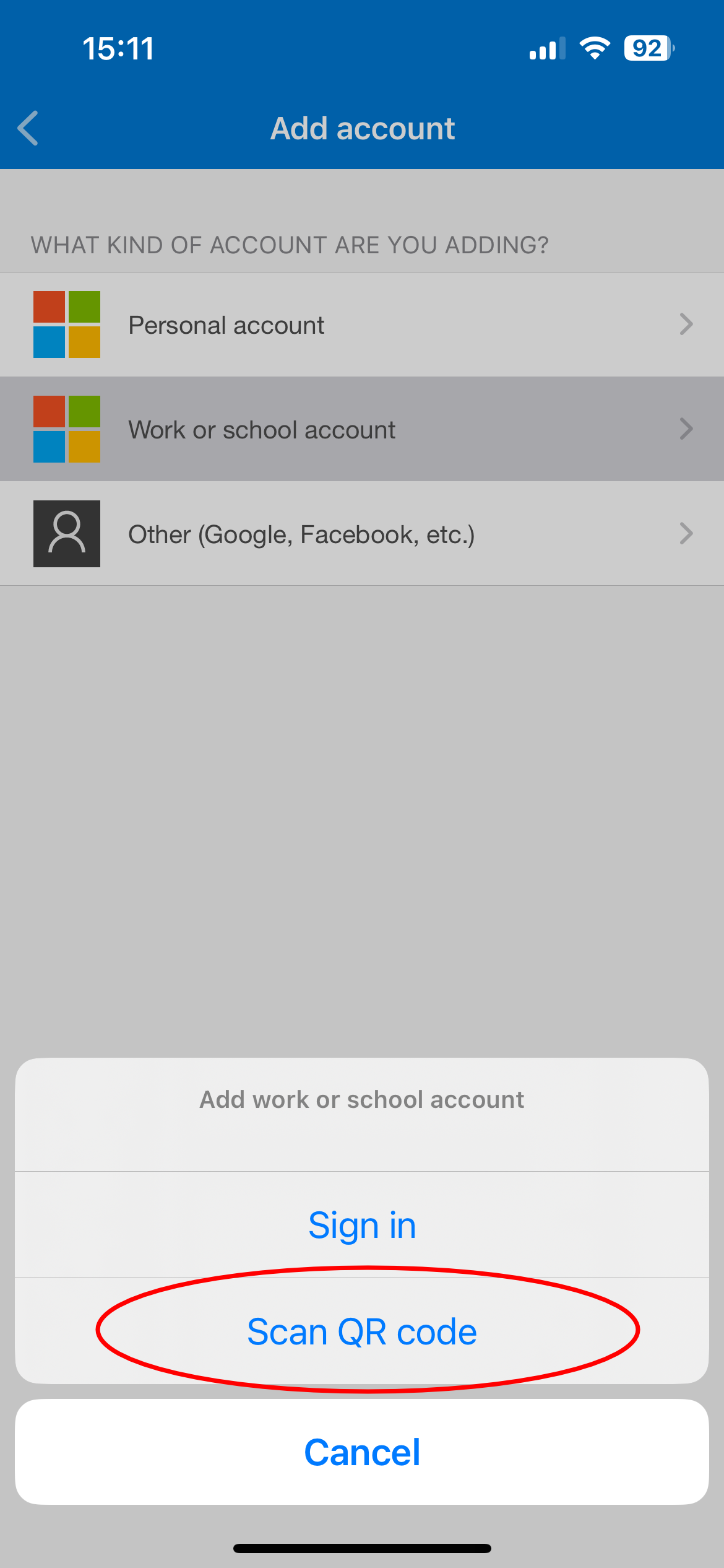 QR-koodi kuvamine arvutis