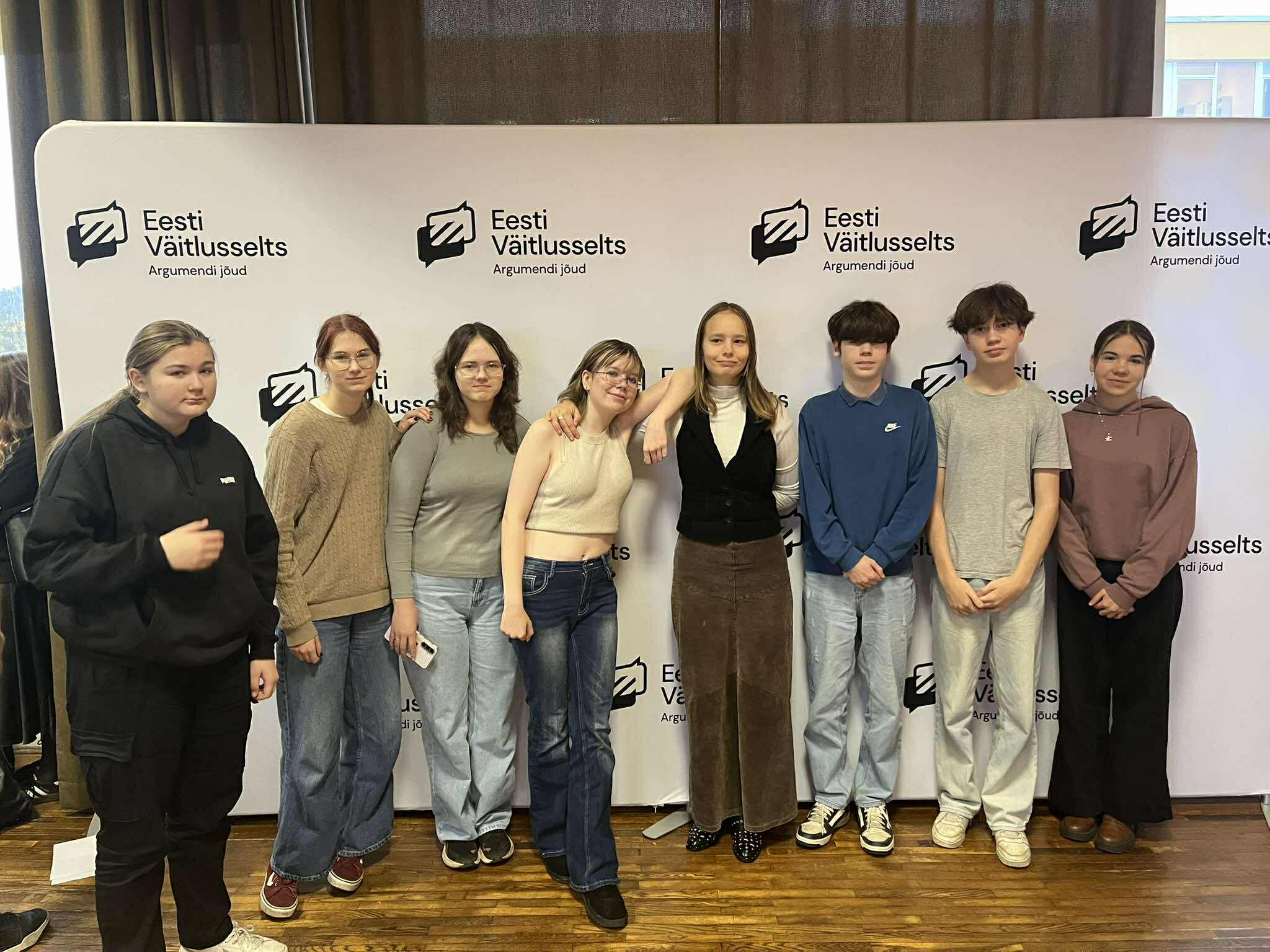 Nooruse kooli I etapil osalejad. Pildilt puudub Marite Sepp / Morten Kosk