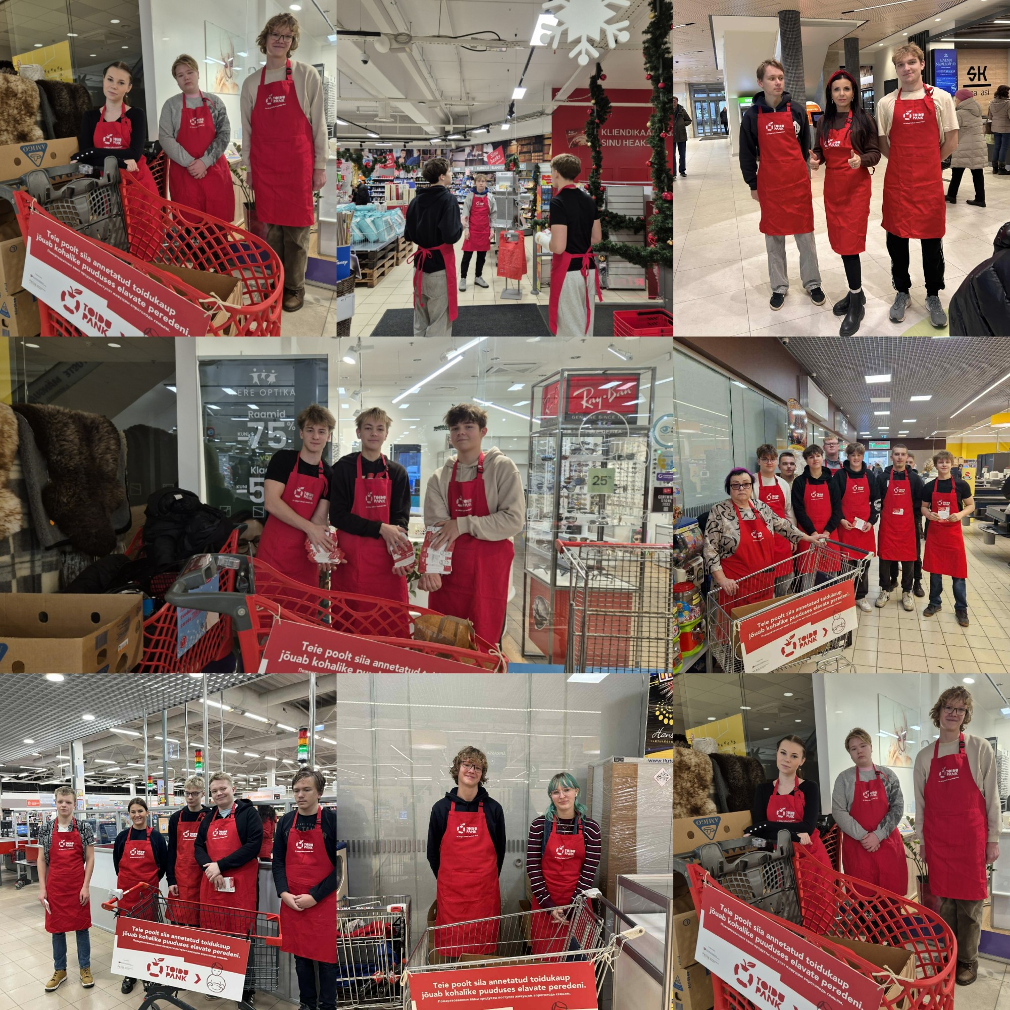 Meie noored, koos teiste vabatahtlikkega / Kristin Lauri