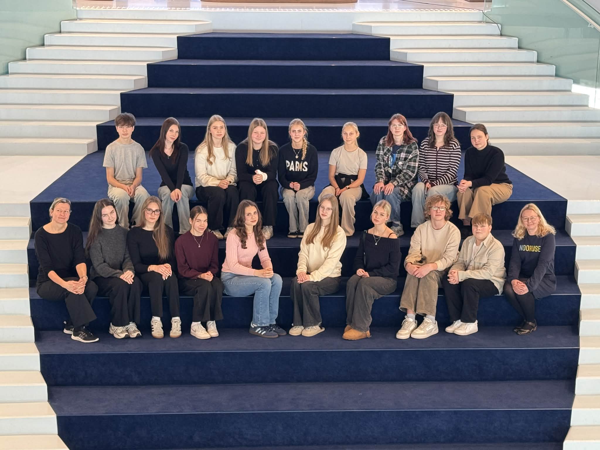 Nooruse kooli esindus kõnevõistlusel / Mihkel Vendel