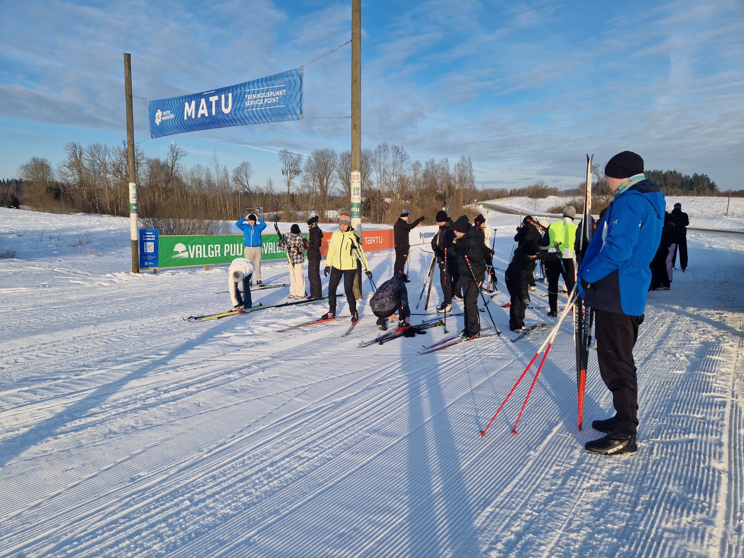 Viimases suusatunnis sõideti Tartu maratoni rajalõigul / Maren Asumets Viimases suusatunnis sõideti Tartu maratoni rajalõigul / Maren Asumets