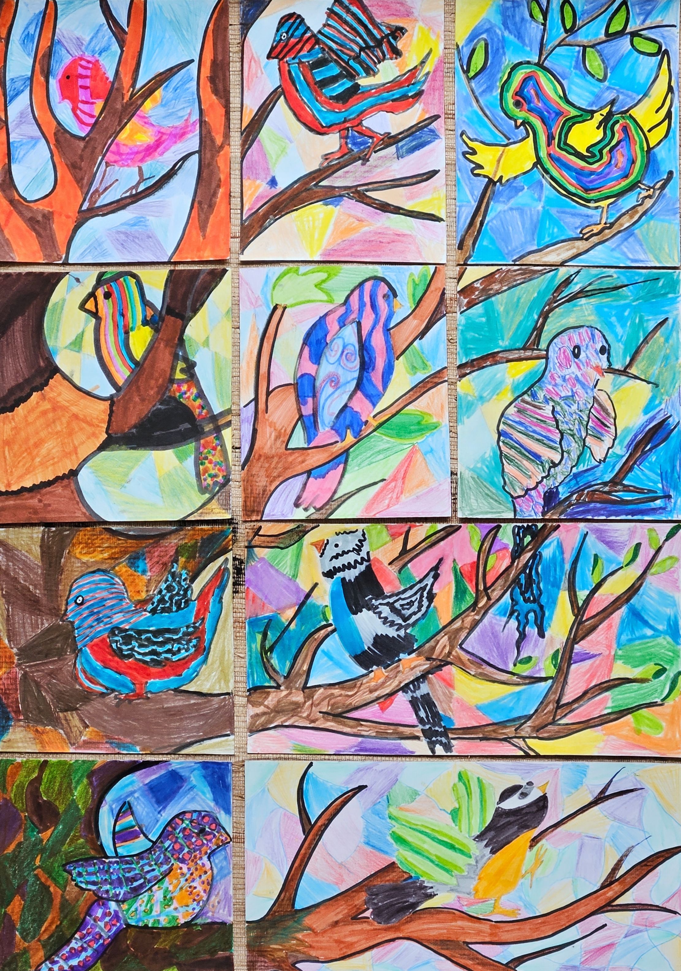 Fantaasialinnud! / Kunstiringi õpilased