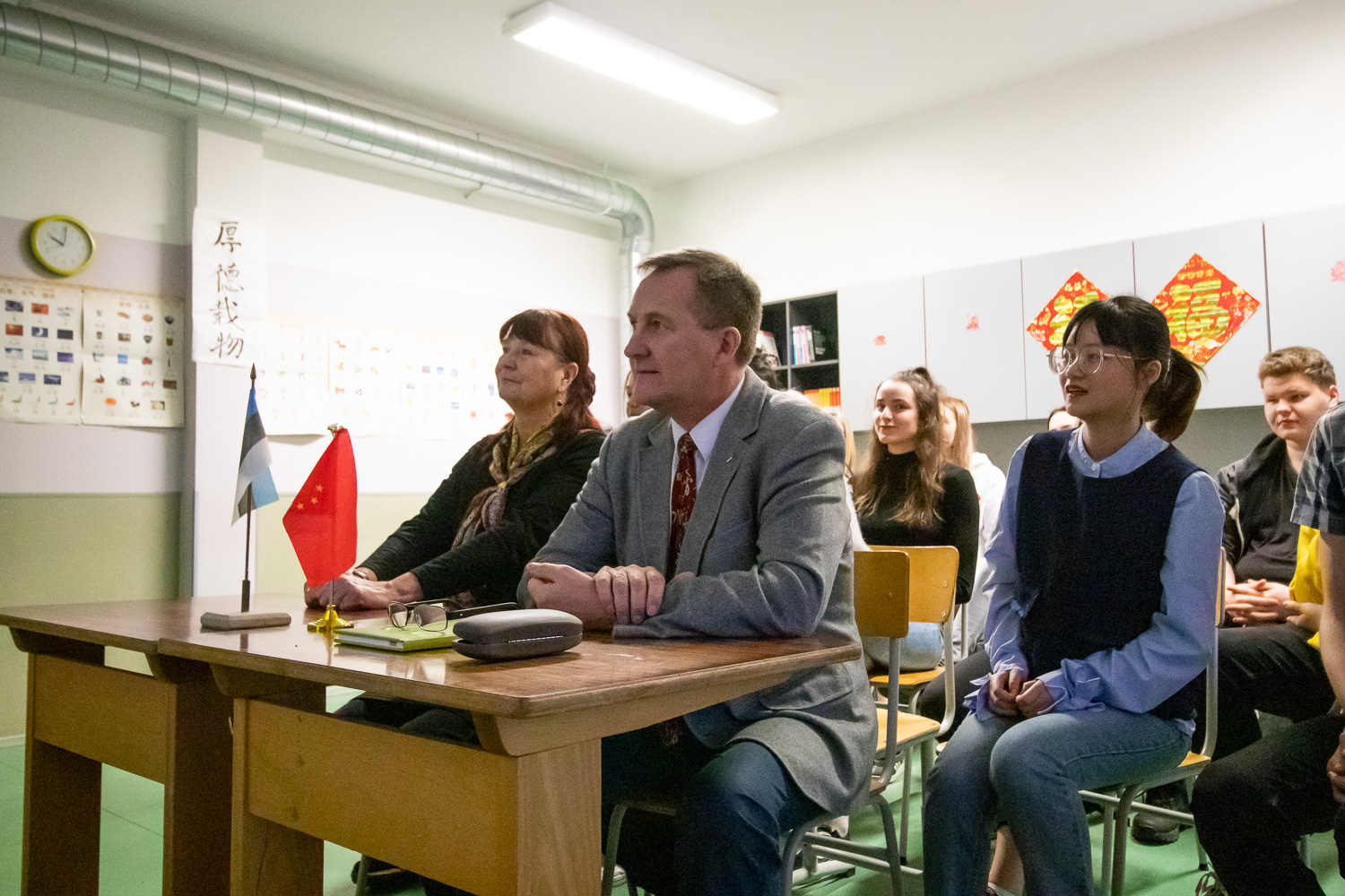 Videokohtumine Hiina sõpruskooliga / Gert Lutter