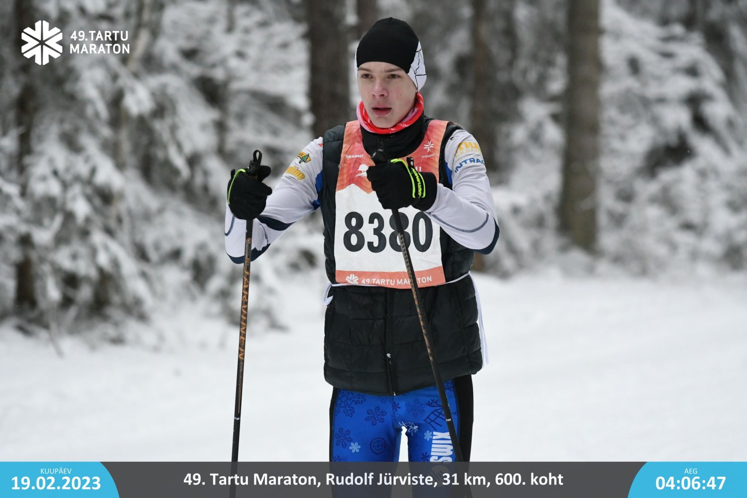 Rudolf Jürviste Tartu suusamaratonil / Tartu Maraton