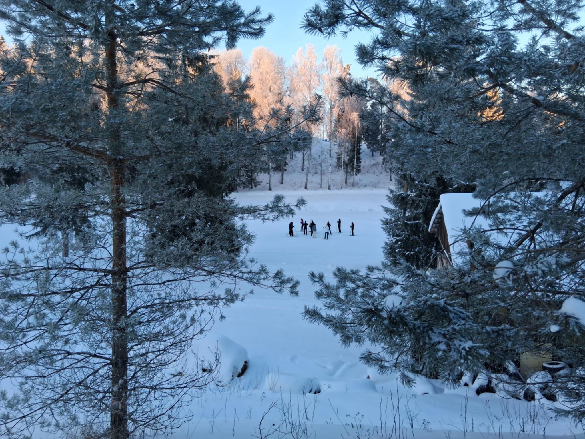 Suusatama läksime kõik erinevates gruppides / Eve Tuisk