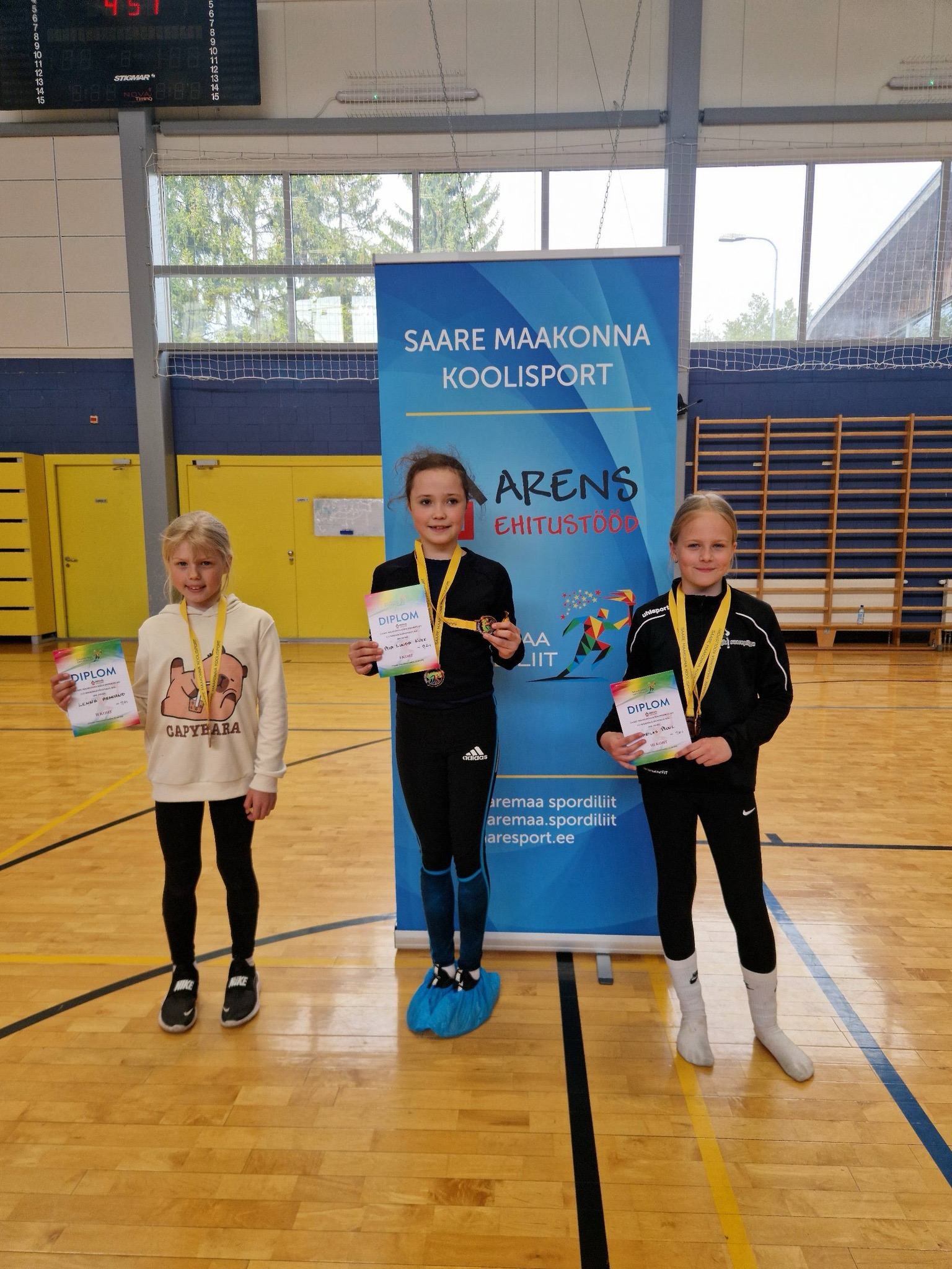 60 m jooksu esikolmik. Keskel 1. koht Mia-Linda Kukk / Saaremaa Spordiliit 60 m jooksu esikolmik. Keskel 1. koht Mia-Linda Kukk / Saaremaa Spordiliit